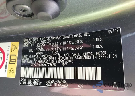 2017 Lexus Rx 350 F Sport from USA, damaged, VIN 2T2ZZMCA6HC073668